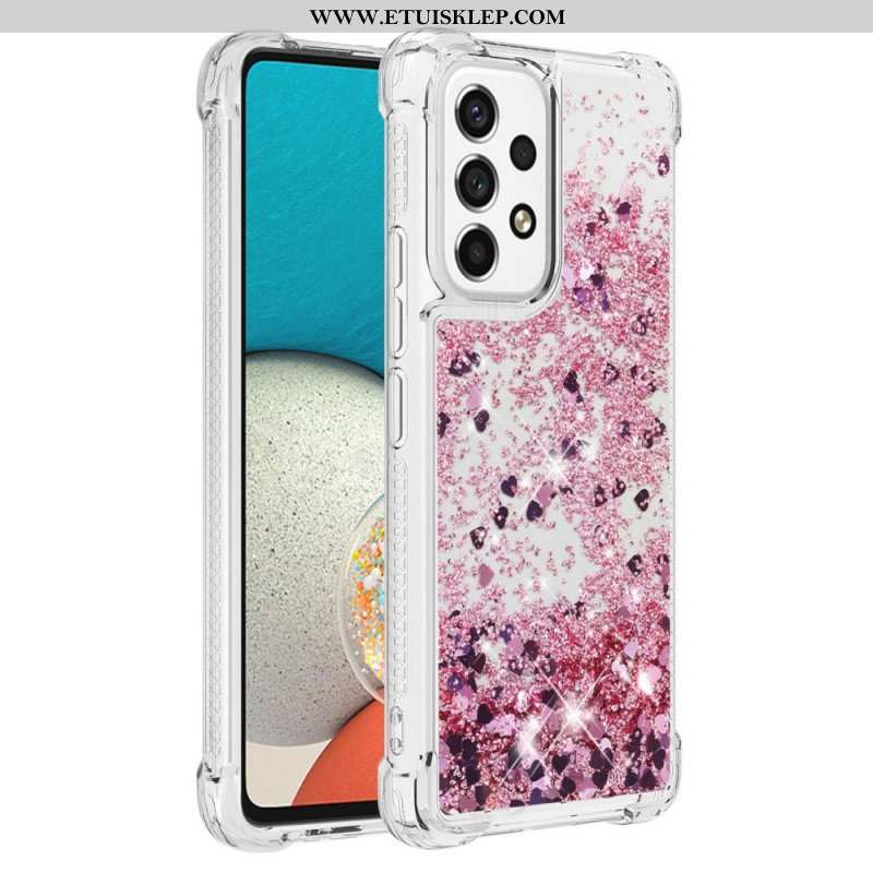 Etui do Samsung Galaxy A53 5G Pragnienia Cekiny